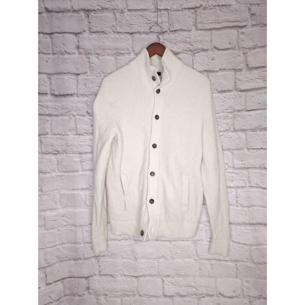 Banana Republic Cream White Cardigan Sweater Women's Medium